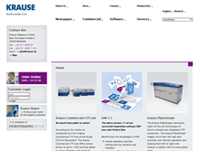 Tablet Screenshot of krause.de